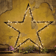 LED-Weihnachtsstern,<BR>warmweie LEDs