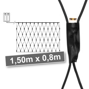 LED-Minilichternetz,<BR>80 warmweie LEDs