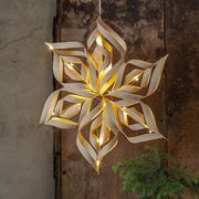 Weihnachtsstern,<BR>BELLA,<BR>30 warmweie LEDs,<BR> 400