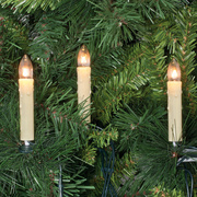 Weihnachtsbaumkette,<BR>klar/wei,<BR>15 x E10/16V/3W