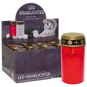 LED-Grablicht-Display,<BR>12er-Set, <BR>H 153,<BR>inkl. je 2 Mignon-Batterien