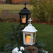 LED-Laterne, 1 warmw