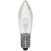 LED-Topkerze,<BR>klar,<BR>E10<BR>warmwei<BR>