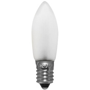 LED-Topkerze, <BR>matt,<BR>E10/8-34V/0,3W