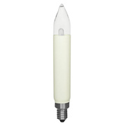 LED-Schaftkerze,<BR>E10/8-34V,<BR>warmwei
