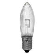 LED-Topkerze,<BR>klar,<BR>E10/16V/0,1W