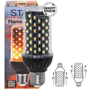 Deko-LED-Lampe <BR>FLAME LIGHT,<BR>Flammenlampe,<BR>E27/2,6W, 60-300 lm