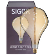 LED-Filament-Lampe,<BR>GIANT DROP,<BR>E27/5W,<BR>L 265,  165