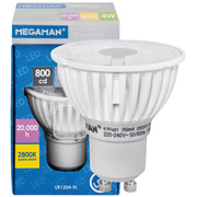 LED-Reflektorlampe,<BR>GU10/230V/4W, PAR16,<BR>Spot 24, 800 cd,<BR>2800K, L 56,  50