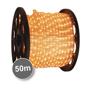 LED-Lichtschlauch 230V,<BR>50 m Rolle, 2700K,<BR>30 LEDs/3,4W pro Meter