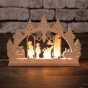 Weihnachtsleuchter,<BR>Premium line,<BR>warmweie LEDs