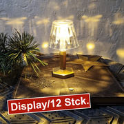 LED-Mini-Tischleuchte,<BR>je 1 warmweie LED,<BR>Display mit 12 Stck