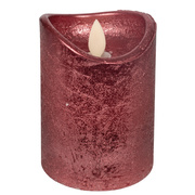Echtwachskerze,<BR>1 warmweie LED