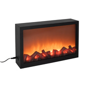 Kamin,<BR>mit LED-Beleuchtung