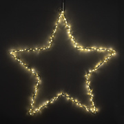 Stern,<BR>warmweie LEDs