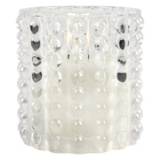 Windlicht,<BR>FLAMME DOTTY,<BR>1 warmweie flackernde LED