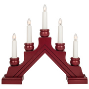 Weihnachtsleuchter,<BR>KARIN,<BR>5 x E10/55V/3W