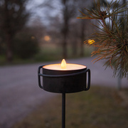 Outdoorkerze,<BR>TORCH CANDLE,<BR>18 warmweie LEDs