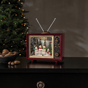 Schneelaterne,<BR>VINTER,<BR>Schneemnner im Fernseher,<BR>1 warmweie LED