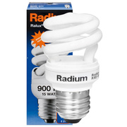 Energiesparlampe,<BR>RALUX SPIN RXE-SP,<BR>E27/15W, 900 lm,<BR>2700K