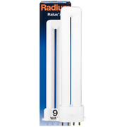 Kompakt-Energiesparlampe,<BR>RALUX-S/E,<BR>2G7/9W, 600 lm, 840,<BR>fr EVG