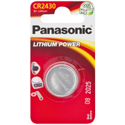 Knopfzelle,<BR>POWER,<BR>Lithium,<BR>CR 2430, 3V,<BR>Blisterware