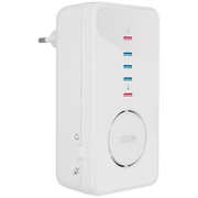 Funk-Gong,<BR>BELL System,<BR>wei,<BR>mit Stecker fr Steckdose<BR>und mobil inkl. NiMH-Akku
