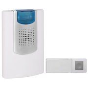 Funk-Gong mit Funk-Taster,<BR>HX FLASH, mit LED-Blitzlicht,<BR>reinwei