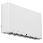 AP-Patch Panel,<BR>CAT 6A iso,<BR>Datenbertragung bis 500 MHz,<BR>vollgeschirmtes Metallgehuse,<BR>reinwei