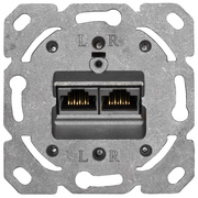 Anschlussdose bis 500 MHz,<BR>UP-UAE-8/8-CAT 6A,<BR>f�r Daten�bertragung,<BR>mit LSA-Plus-Klemmen