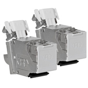 ISO-Universal-Einbaumodul,<BR>CAT 8.1/Class I,<BR>40 GB,<BR>Datenbertragung bis 2000 MHz,<BR>1 x RJ45