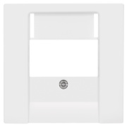 Zentralplatte,<BR>f�r 1-3-fach-TAE-Steckdose,<BR>KLEIN� K55,<BR>reinwei�