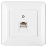 UP-UAE-Anschlussdose (Western),<BR>fr ISDN,<BR>reinwei