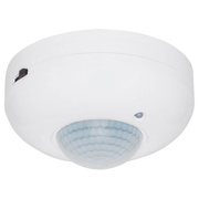Bewegungsmelder,<BR>fr den Decken-Aufbau,<BR>1200W/200VA,<BR>Erfassungswinkel 360,<BR>Reichweite bis  8 m,<BR>reinwei