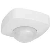AP-Decken-Bewegungsmelder,<BR>2000W/800VA,<BR>Erfassungswinkel H360/V120,<BR>Reichweite bis max. 10 m,<BR>wei