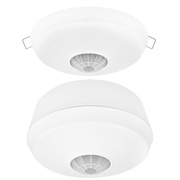 Ein-/Aufbau-Prsenzmelder,<BR>2000W/1000VA,<BR>Erfassungswinkel 360,<BR>Reichweite bis  7 m,<BR>