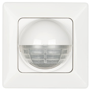 Kombi-Bewegungsmelder,<BR>mit integriertem Prsenzmelder, <BR>2000W/500VA,<BR>3-Draht,<BR>Reichweite bis 9 m,<BR>