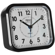 Wecker,<BR>mit Quarzuhrwerk,<BR>schwarz/wei�