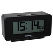 Wecker,<BR>WT 295,<BR>mit Funkuhrwerk,<BR>schwarz