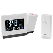 Projektionswecker,<BR>WT 549,<BR>mit Funkuhrwerk,<BR>farbige LCD-Anzeige,<BR>wei
