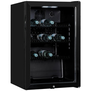 Glastrkhlschrank,<BR>118 Liter, H 840<BR>abschliebar, <BR>schwarz