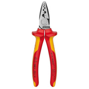 VDE-Crimpzange, isoliert,<BR>L 180 mm