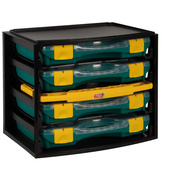 Kleinteile-Multibox,<BR>mit 4 Sortimentsksten