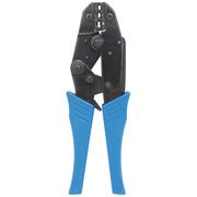 Crimpzange,<BR>fr isolierte Kabelschuhe und<BR>Verbinder von 0,5 bis 6 mm