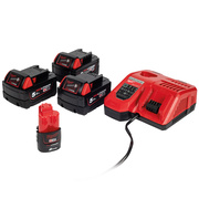 Akku-Pack-Set,<BR>12V+18V,<BR>1 Ladeger�t