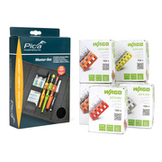 WAGO-Aktionspaket,<BR>mit Steckklemmen und<BR>PICA Master-Set