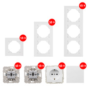 EFAPEL Schalterpaket,<BR>LOGUS 90,<BR>signalwei�