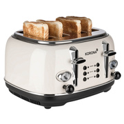 RETRO-Toaster,<BR>1.630W,<BR>fr 2+2 Brotscheiben