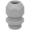 Kabelverschraubung, SYNTEC, metrisch, Polyamid grau, halogenfrei, mit Trapezgewinde