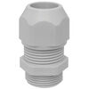 Kabelverschraubung, SYNTEC, metrisch, Polyamid grau, halogenfrei, mit Trapezgewinde